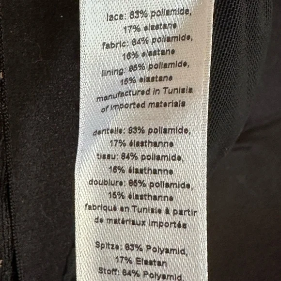 Journelle Hanky Panky Lace Molded Wireless Black Bra - Picture 8 of 10